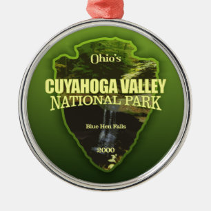 Cuyahoga Valley NP (pilhuvud) Julgransprydnad Metall