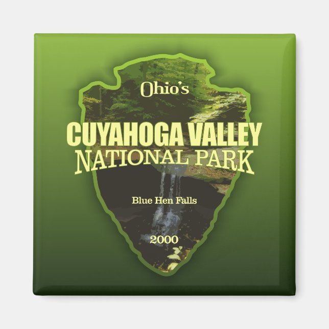 Cuyahoga Valley NP (pilhuvud) Magnet (Framsidan)