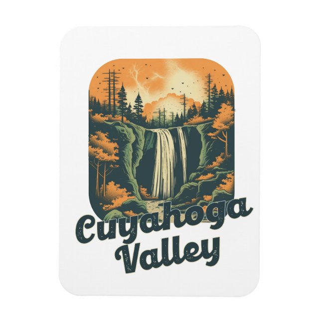 Cuyahoga Valley Travel Photo Magnet (Vertikal)