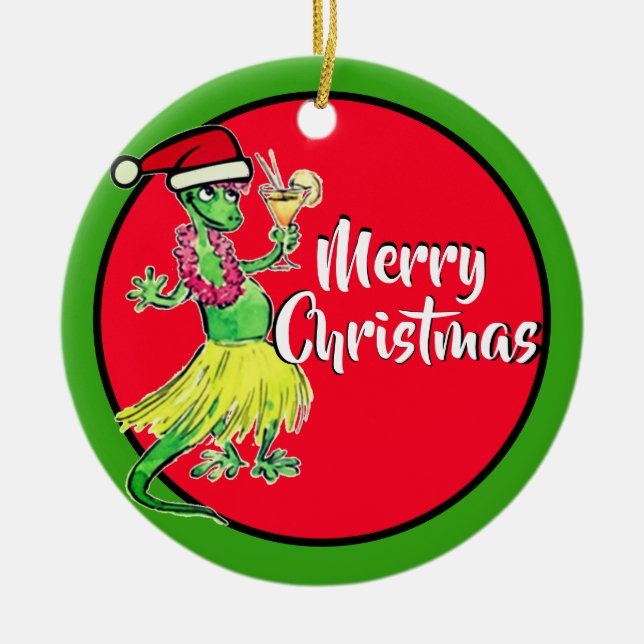 Cuz & keramisk helgdag för Queenie prydnadjul Julgransprydnad Keramik (Framsidan)