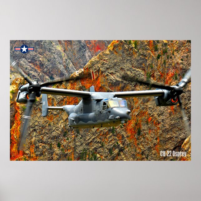 CV-22 OSPREY - Speciell drift Poster (Framsidan)