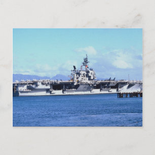 CV-64 Constellation at Pearl Harbour, USA Vykort