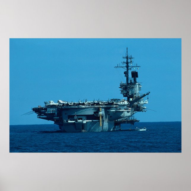 CV-66 "USS America", avveckling 1996, akter Poster (Framsidan)
