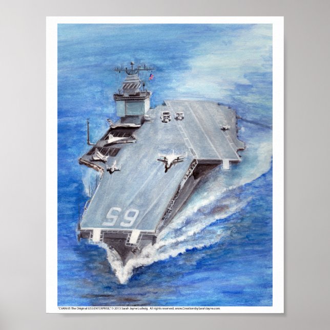 CVAN 65 Enterprise Poster (Framsidan)