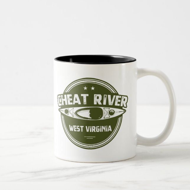 CvärmeRiver, Väster Virginia Två-Tonad Mugg (Höger)