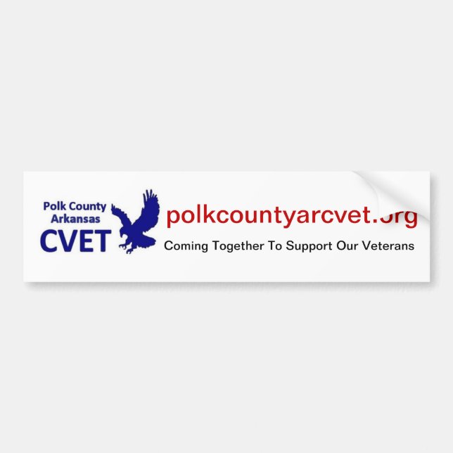 CVET Bumper Sticker Bildekal (Framsidan)