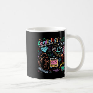 Cvicu hjärtsjuksköterska Retro anatomikardiologi H Kaffemugg