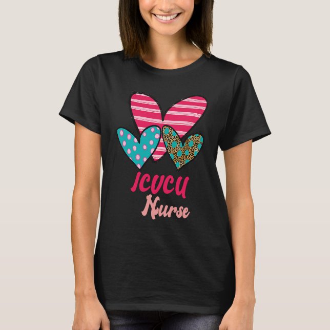 CVICU Nurse Life Heart Nurses Day Appreciate Nurse T Shirt (Framsida)