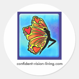 CVL Round Sticker Runt Klistermärke