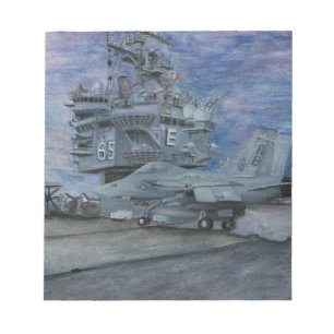 CVN-65 USS ENTERPRISE ANTECKNINGSBLOCK