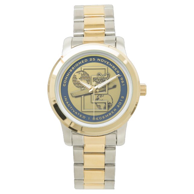 CVN-65 USS ENTERPRISE COMMEMORATIVE WATCH ARMBANDSUR (Framsida)