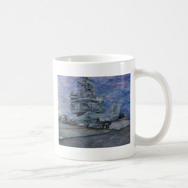 CVN-65 USS ENTERPRISE KAFFEMUGG (Höger)