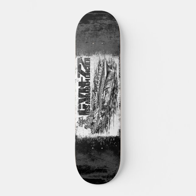 CVN-72 Abraham Lincoln 8 1/8-tums Skateboard Bräda 19,5 Cm (Framsida)