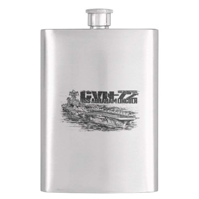 CVN-72 Abraham Lincoln Classic Flask Fickplunta (Framsidan)