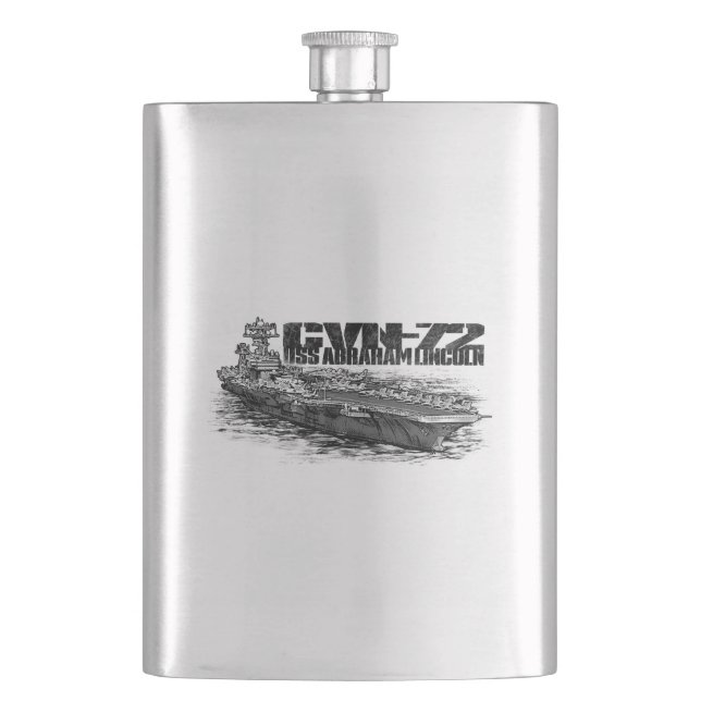 CVN-72 Abraham Lincoln Classic Flask Fickplunta (Framsidan)