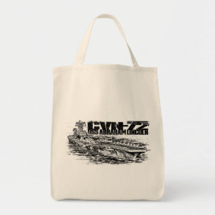 CVN-72 Abraham Lincoln Jumbo Tote Bag Tygkasse
