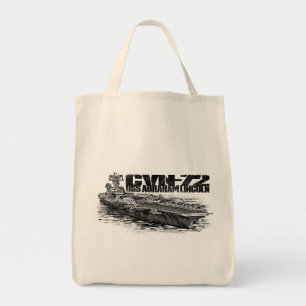 CVN-72 Abraham Lincoln Livsmedel Tote Bag Tygkasse