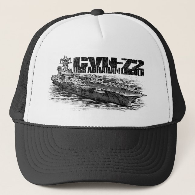 CVN-72 Abraham Lincoln Truckerkeps (Framsida)