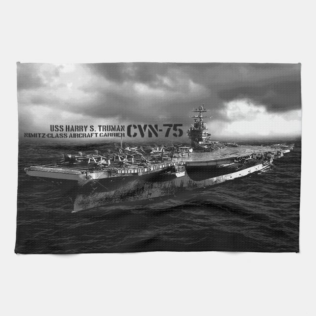 CVN-75 Harry S. Truman Kitchen Towels Kökshandduk (Horisontell)