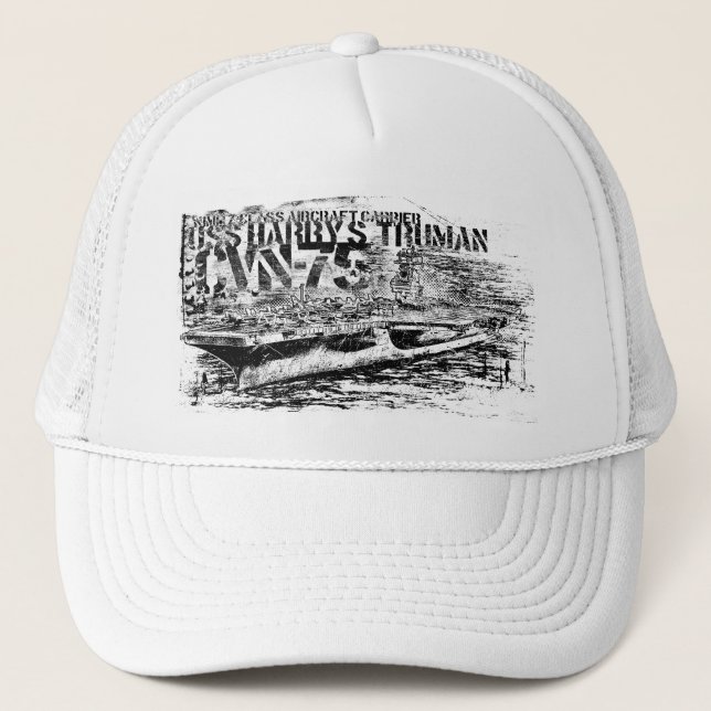 CVN-75 Harry S. Truman Truckerkeps (Framsida)