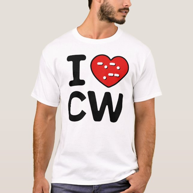 CW-signal - MASTIGHETSKOD T Shirt (Framsida)