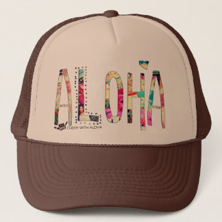 CWA ALOHA COLLAGE Trucker Truckerkeps