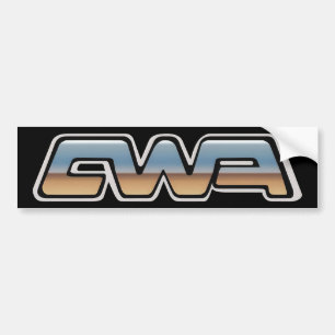 CWA Logotyp Bumper Sticker Bildekal
