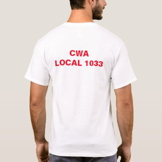 CWA-lokal 1033 som är ny - jerseyunion Tee Shirt