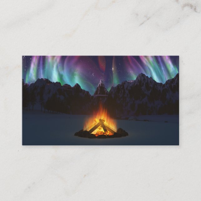 Cwm Aurora Bokmärken Visitkort (Framsida)