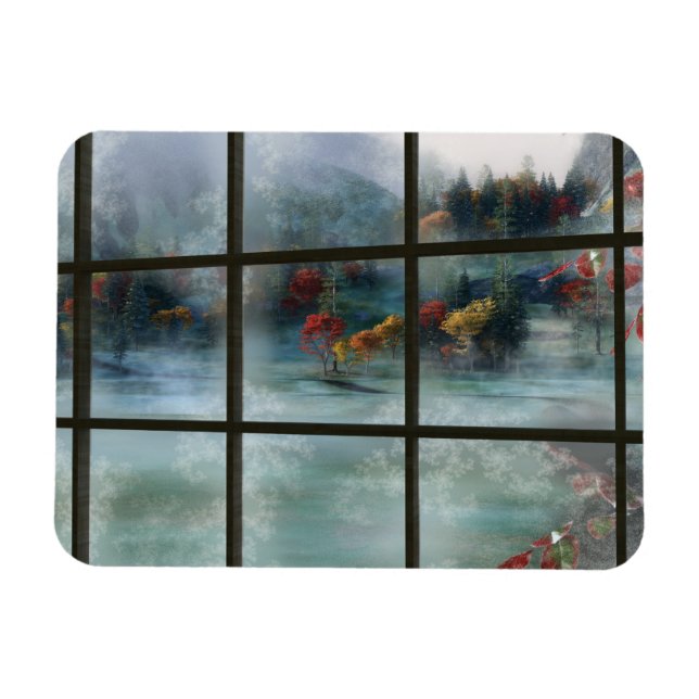 Cwm Autumn Frost Flexible Magnet (Horisontell)