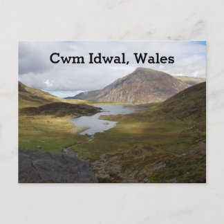 Cwm Idwal, Wales Helg Vykort