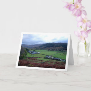 Cwm Llan gård, Snowdonia, norra Wales Kort
