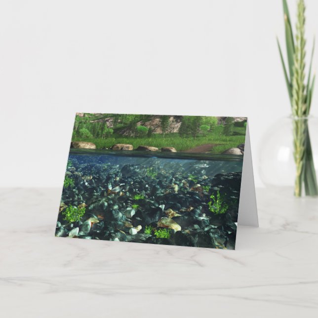 Cwm River Card Kort (Framsida)