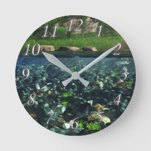Cwm River Clock Rund Klocka