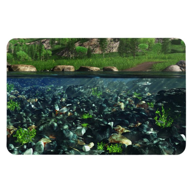 Cwm River Flexible Magnet (Horisontell)