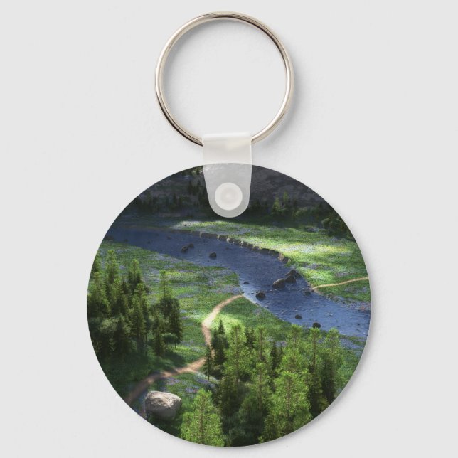 Cwm Solitude-nyckelkedja Nyckelring (Framsida)