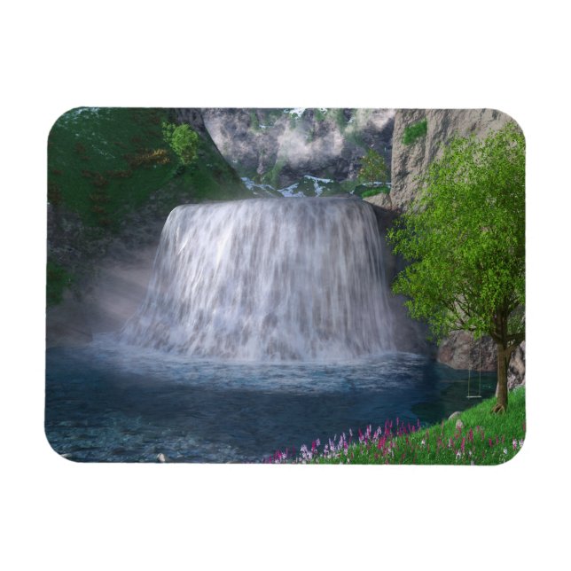 Cwm Waterfall Flexible Magnet (Horisontell)