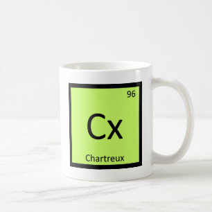 Cx - Chartreux Katt Kemisk Periodiska Systemets Sy Kaffemugg