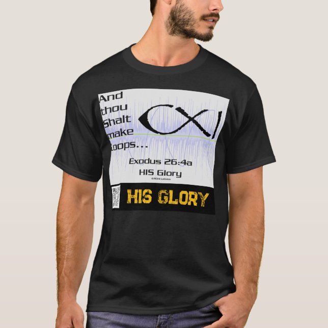 CXI : HANS Ära / Att leva för Jesus T Shirt (Framsida)