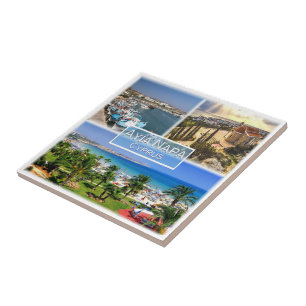 CY003 AYIA NAPA Harbour Nelia, Cypern Kakelplatta