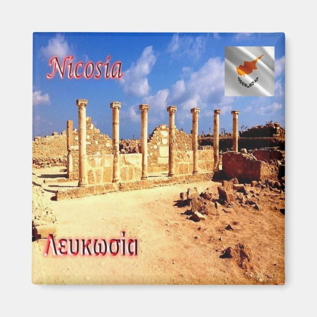 CY016 - NICOSIA Paphos Arkeological Park - Magnet (Framsidan)