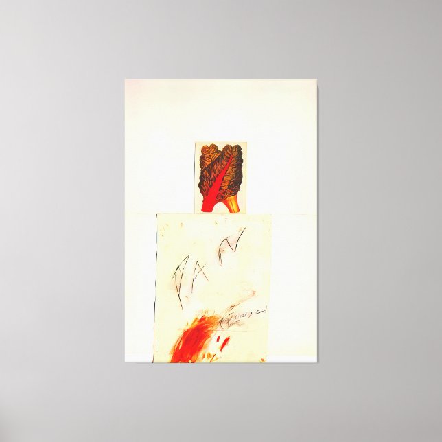 Cy Twombly art painting Canvastryck (Framsida)
