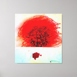 Cy Twombly art style Canvastryck