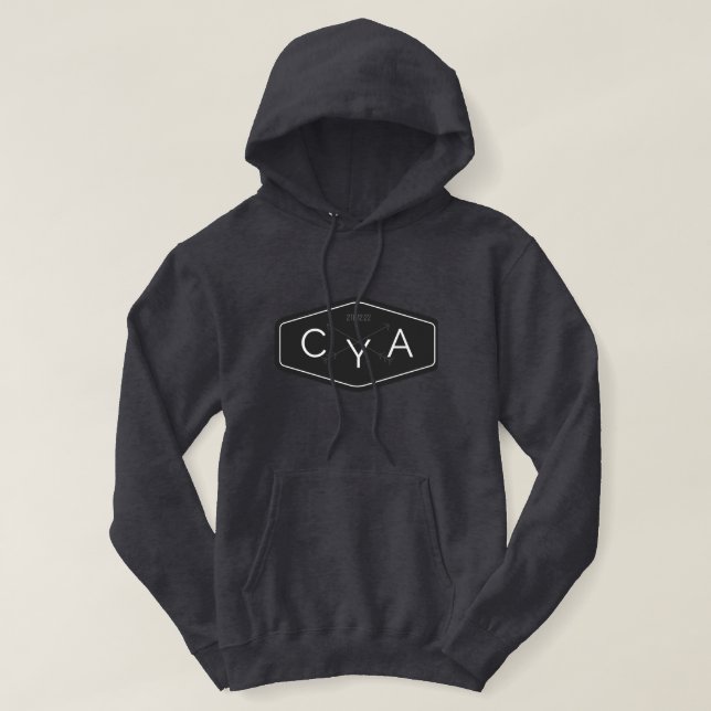 CYA-HOODIE TRÖJA MED LUVA (Design framsida)