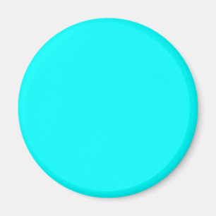 Cyan/Aqua Blue 00FFFF-färg - alternativ för att lä Magnet