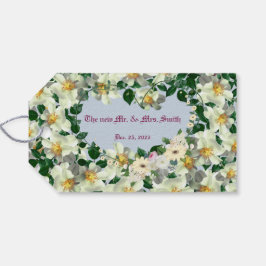 Cyan Blue - Tack - Märkre för favoriter Presentetikett