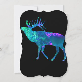 Cyan Blue Violet teal Elk Buck för jakt på gåvor