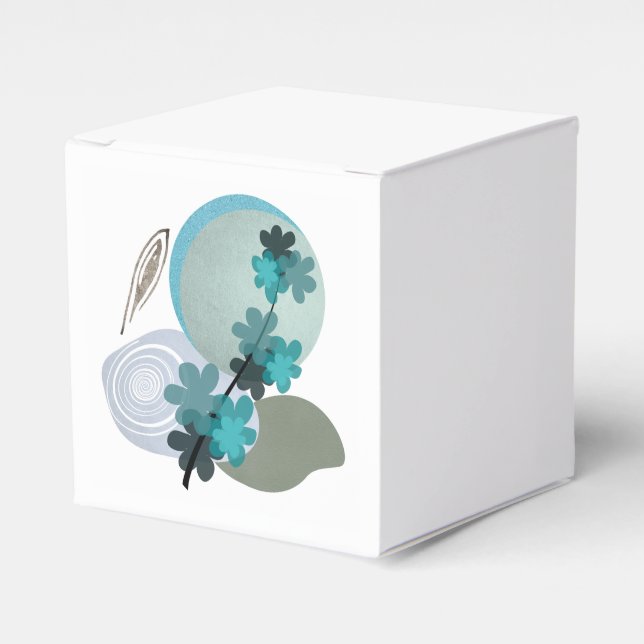 Cyan Boho Presentaskar (Framsidan Sidan)