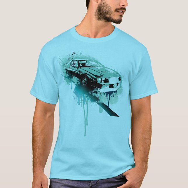 (Cyan) Camaro, T-shirt (Framsida)