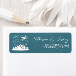 Cyan Colorado Passport Returadress Etikett